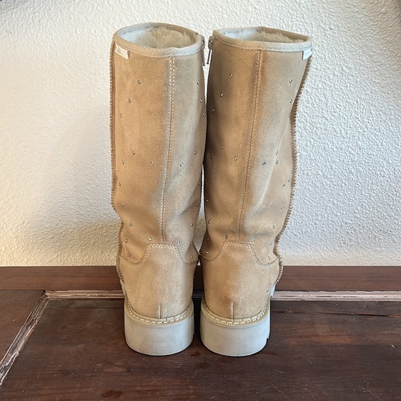 Roper boots suede zip up with rhinestones. women’s 6 - Picture 4 of 8